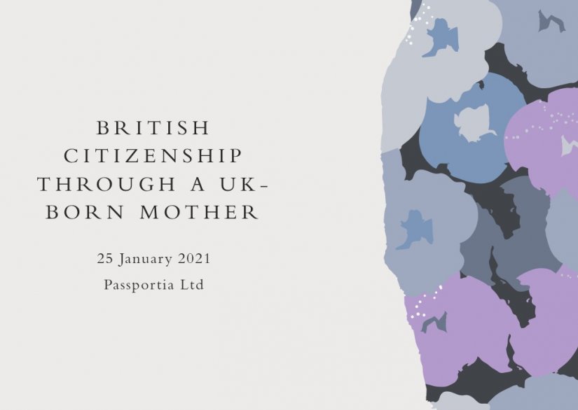 British Citizenship Through a UK-born Mother