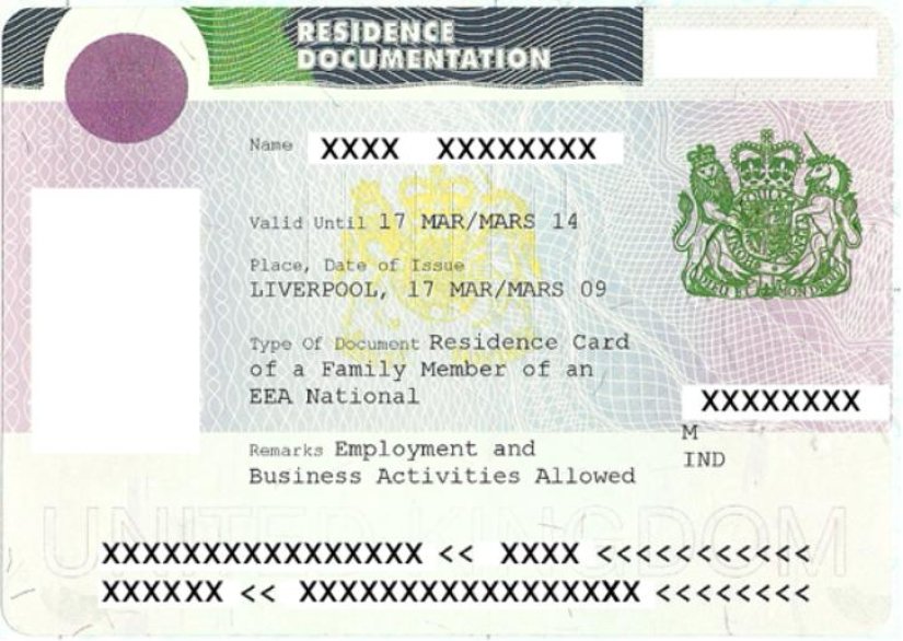 Does an EEA Residence Card give the right to live in the UK?